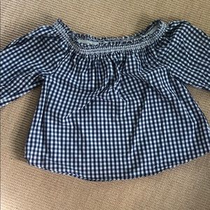 Madewell Navy OTS top Medium